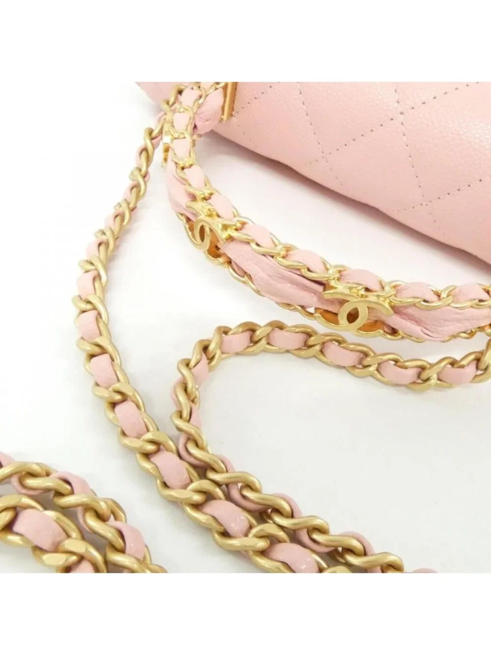 Chanel Chain Clutch Pink